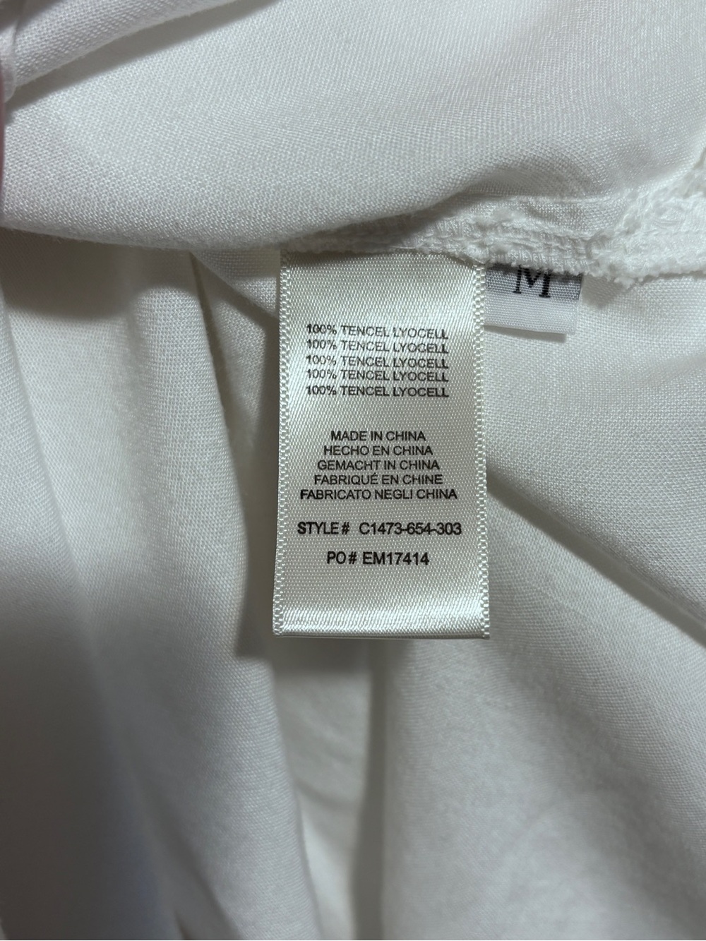 Anthropologie Cloth and Stone Classic Button-down Shirt in White Medium NWT - Picture 8 of 8